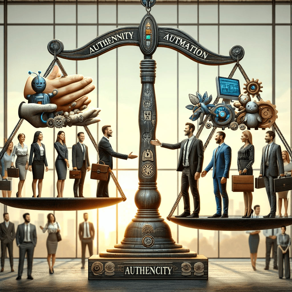 AI in B2B Social Selling: Balanceren tussen Efficiëntie en Authenticiteit