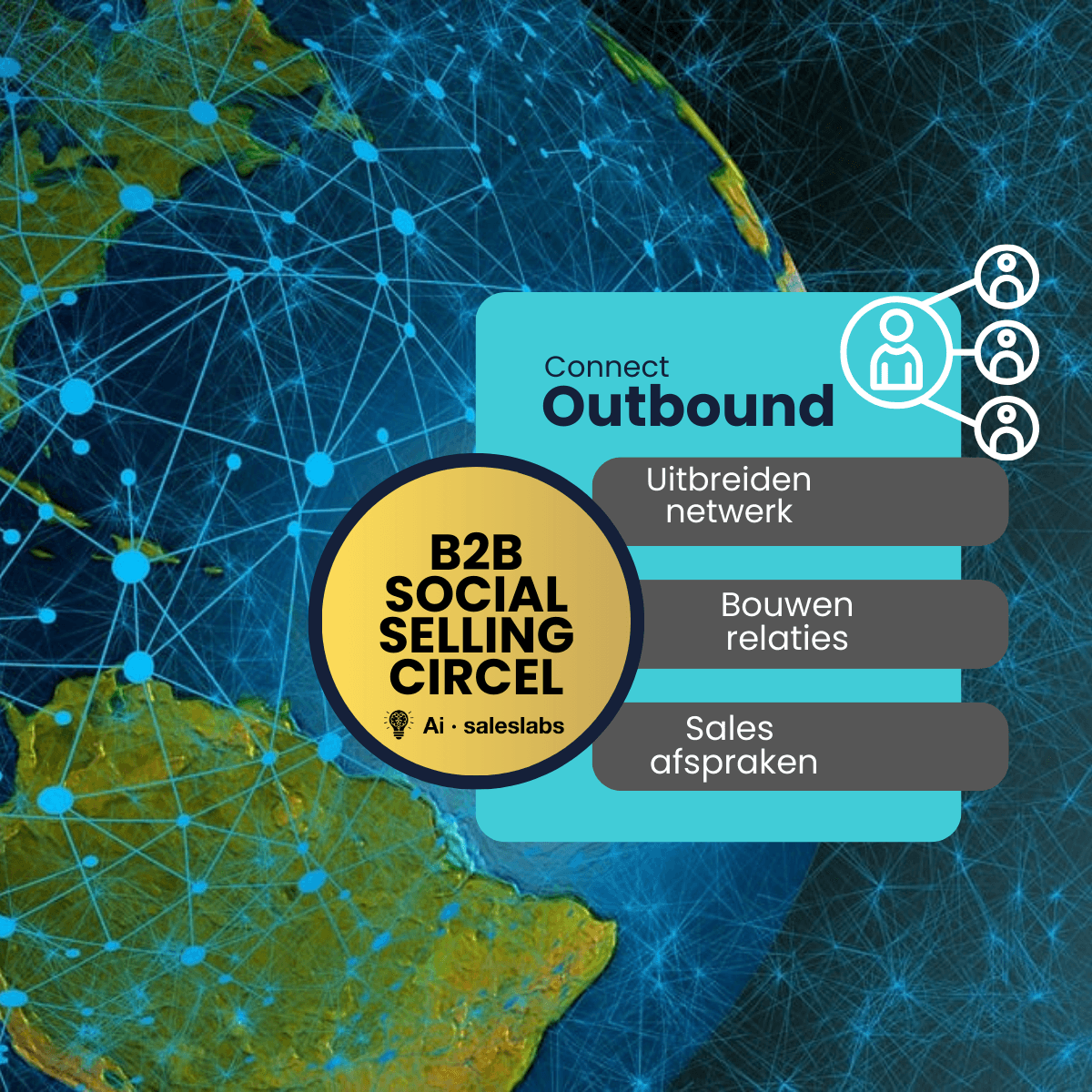 Outbound social selling en verkopen zonder actieve klantbehoefte